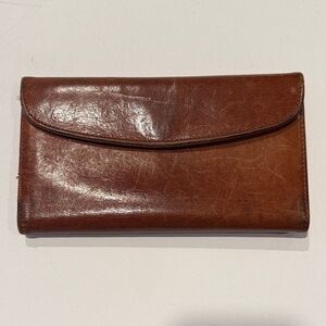 Coach Rich Brown Leather Wallet